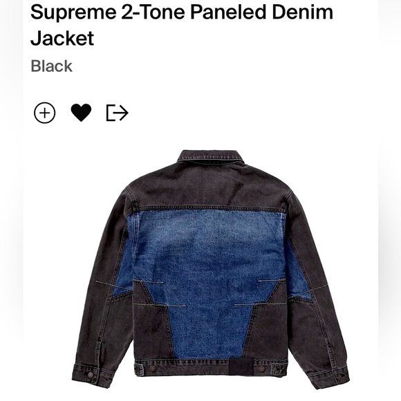 Supreme Duo Tone Denim Jacket - Picture 3 of 9